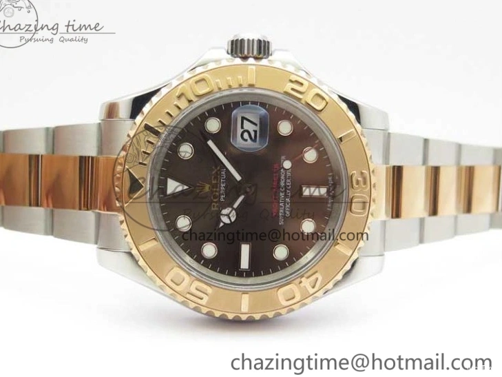MiroTime 0522 Soft Yacht-Master 116621 ARF 1:1 Best Edition Brown Dial on SS RG Bracelet SH3135 V 3062